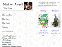 Tablet Screenshot of michaelangellstudios.com